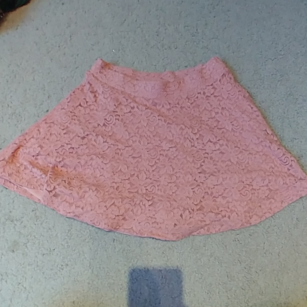 Pink skirt